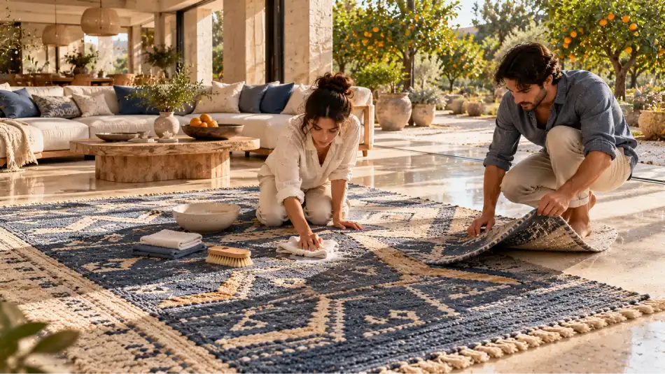 Are Cotton Rugs Easy to Clean?
