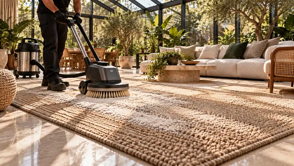 Clean a Synthetic Rug at Home by Hand
