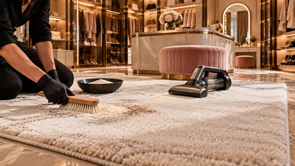 Clean a Synthetic Rug at Home by Hand
